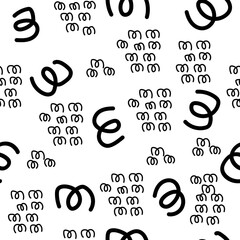 Simple line element repeat pattern design