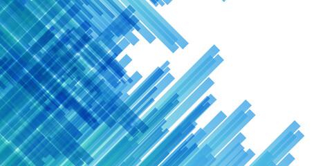 Fototapeta premium Abstract vector blue technology concept. Background illustration 