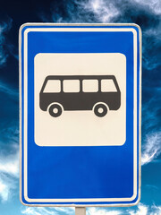  Warning road sign. Transport stop sign