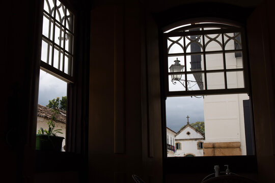 stained window
