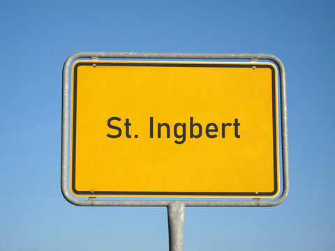 Ortsschild St. Ingbert