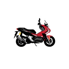 Motorcycle vector icon design illustration