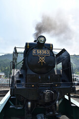 Obraz premium 秩父鉄道SLパレオエクスプレス