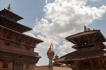 Patan Durbar Square, Patan, Nepal, the World Heritage Site declared via UNESCO