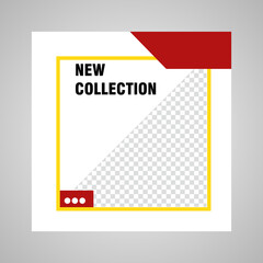 Set of sale banner template design. Editable post template social media banners for digital marketing. Vector illustration.