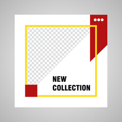 Set of sale banner template design. Editable post template social media banners for digital marketing. Vector illustration.