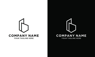 B initial letter realty logo design. Lettering Realty logo design vector concept and idea.