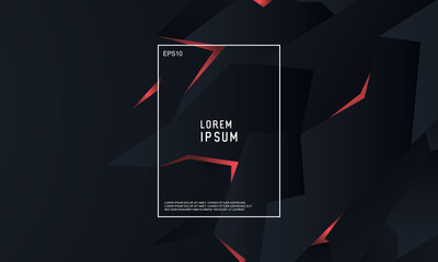 Abstract wavy geometric background. Trendy gradient shapes composition. Modern vector design illustration