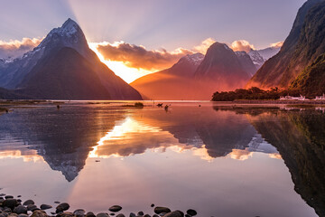Mitre Peak Sunset, New Zealand