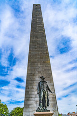 Prescott Statue Bunker Hill Monument Boston Massachusetts