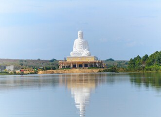 Landscape photo: Buddha Shakyamuni sitting in meditation (Vietnam)