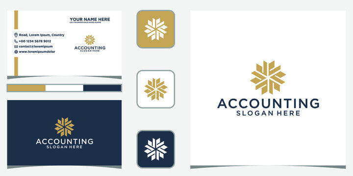 design Minimalist elegant  logo for Logo for Accounting Firm, Professional and Classic. logo design and business card