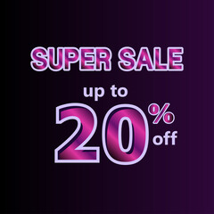 Super Sale up to 20% off Label Vector Template Design Illustration