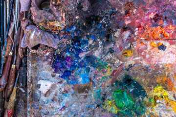 abstract background with watercolor