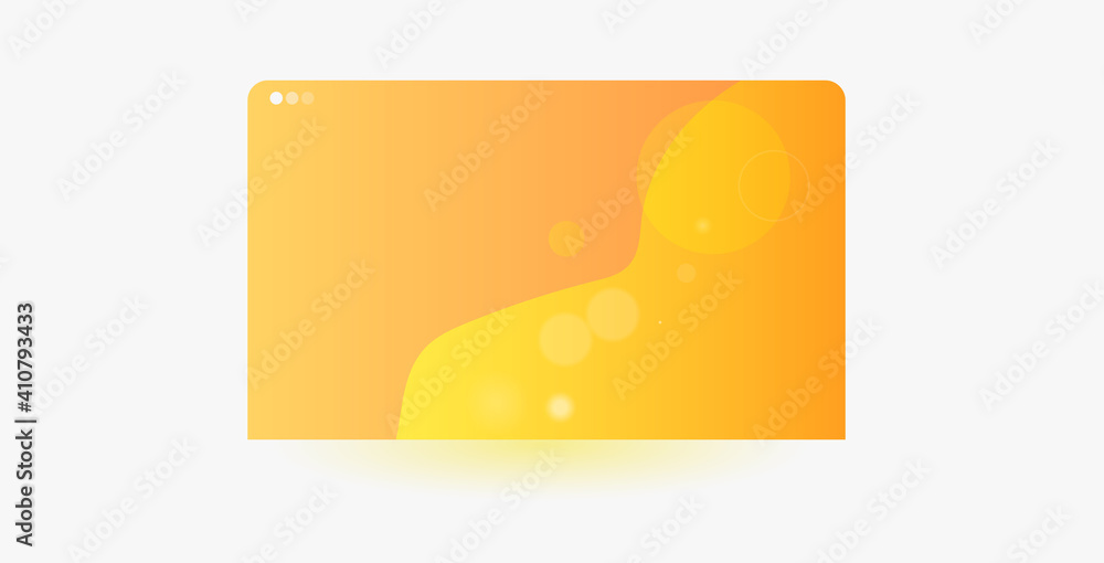Aufkleber modern web browser window internet empty page ui template horizontal vector illustration