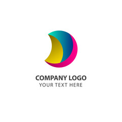 Company Logo Flat Vector Template Design Illustration