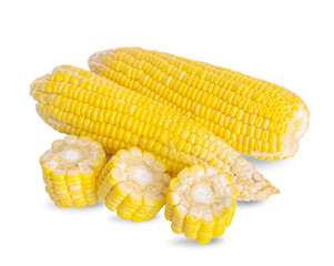 Corn isolated on a white background