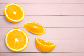 orange fruit on a wood