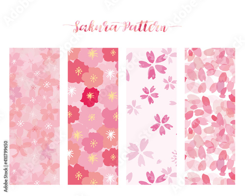 Fototapete 春の桜ベクター背景 バナー 壁紙 タイトル 背景 Cherry Blossom Illustration For Spring Necomammma