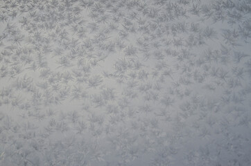 patterns on the winter window