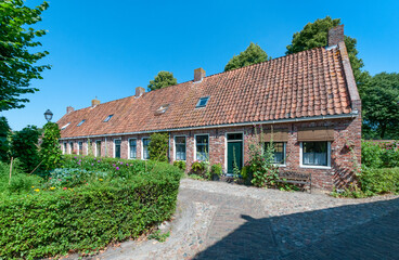 old houses in the village