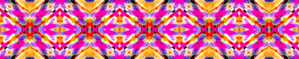 Tie Dye Shibori. Peruvian Ikat. Pink Watercolor