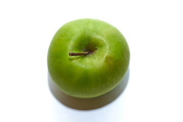 green apple isolated on white