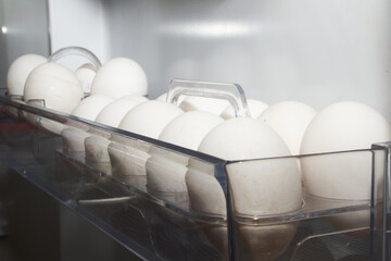 Fototapeta na wymiar eggs in a fridge