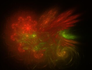 Imaginatory fractal background Image