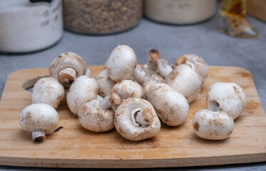 Mushrooms mushrooms are on the table