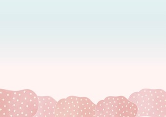 桜と空のフレーム