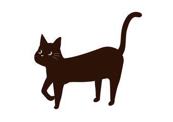 黒猫　イラスト