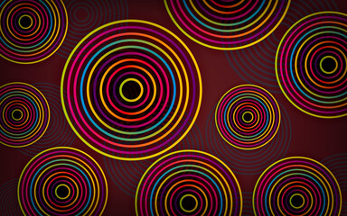 Fototapeta na wymiar abstract colorful geometric shape background 