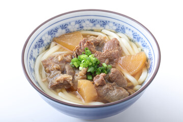 牛すじうどん