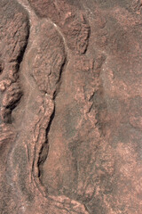 A pattern of rocks that have been eroded by water