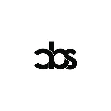 cbs letter original monogram logo design