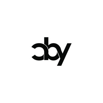 cby letter original monogram logo design