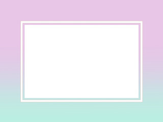 水色チェックの背景素材に白い丸フレームとひまわりのモチーフ シェパードチェック 小弁慶格子 Wall Mural 黒蜜きなこ