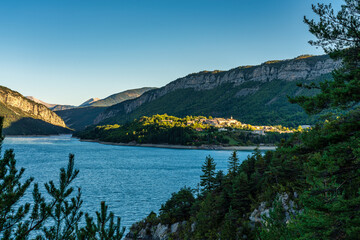 Lac de Castillon near Verdon River, Saint-Julien-du-Verdon, Provence, France