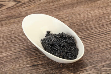 Luxury strugeon fish black caviar