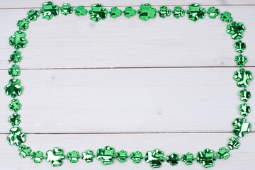 St Patricks Day Rahmen mit Klee 