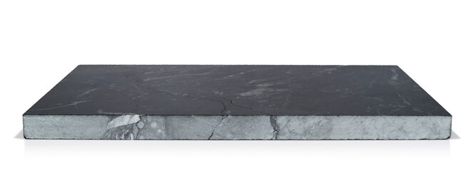 perspective of  black marble background for interior and display show products