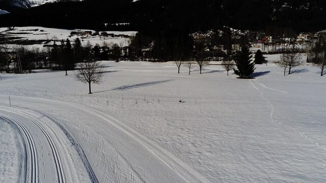 Cross-country ski trail 