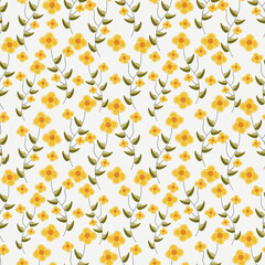 Flower ilustration. Great for fabric,textile,wrapping paper and any print.eps10.