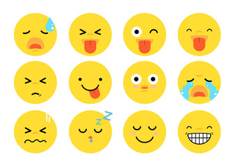 Fototapeta premium emoji vector