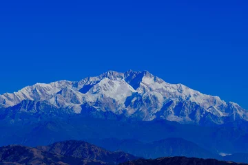 Deurstickers Makalu Kanchenjunga,Kangchenjunga, Sleeping Buddha,Kumbhakarna, Goecha, Pandim,everest,lhotse,makalu views while trekking from Sandakfu to Phalut