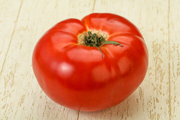 Ripe big juicy red tomato