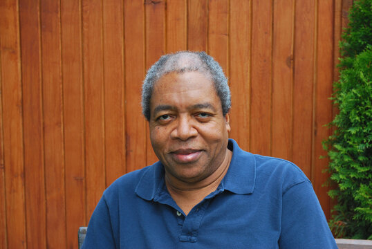 African american male expressions outside.