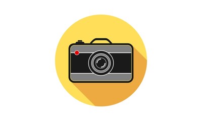 Camera illustration vector icon