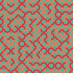 Abstract Geometric Pattern generative computational art illustration